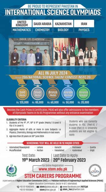 20th National Science Talent Contest (