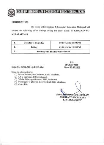 Ramazan 2026 Business Hours